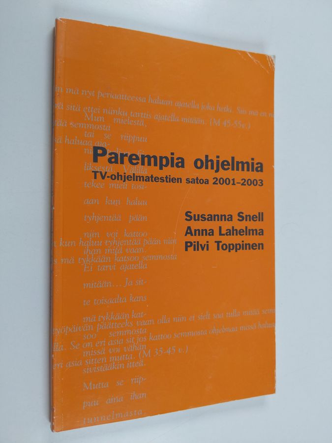 Parempia ohjelmia