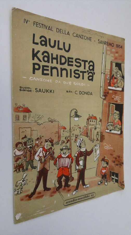 Saukki : Laulu kahdesta pennistä : ganzone da due soldi