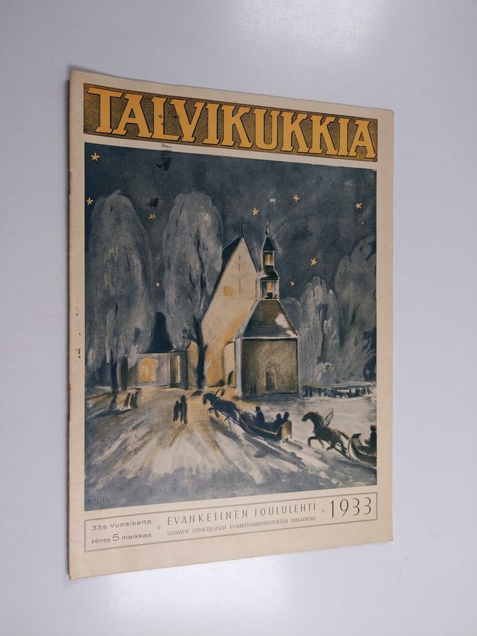 Talvikukkia 1933 : Evankelinen joululehti