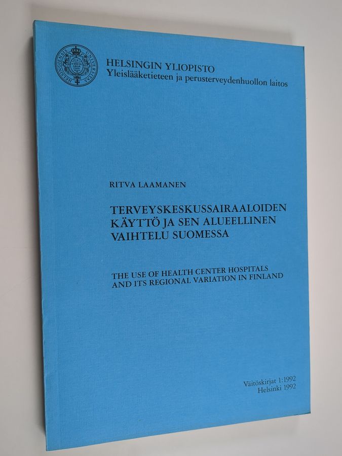 Terveyskeskussairaaloiden käyttö ja sen alueellinen vaihtelu Suomessa =