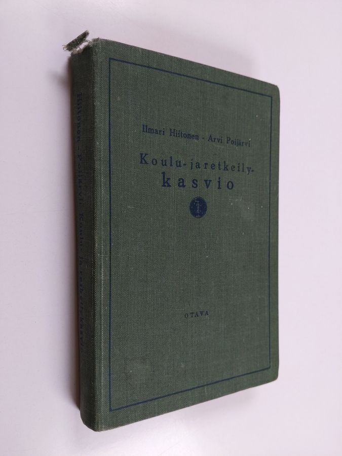 Ilmari Hiitonen : Koulu- ja retkeilykasvio