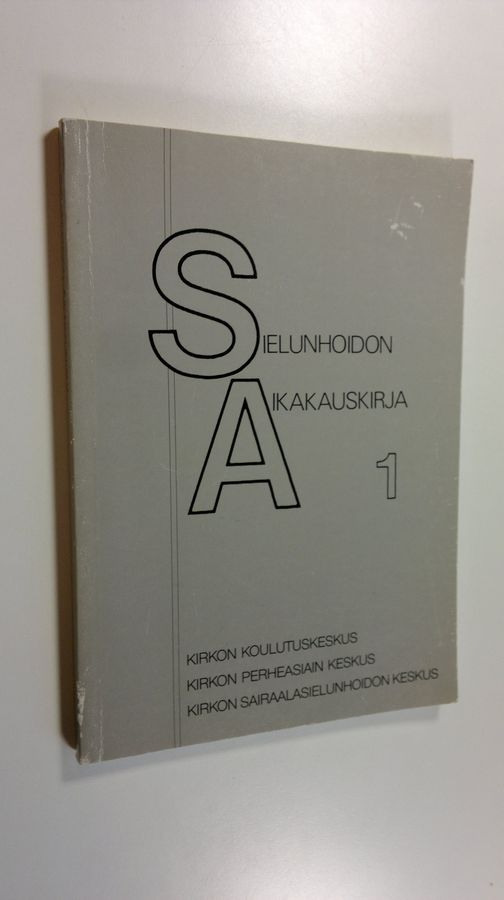 Sielunhoidon aikakauskirja 1