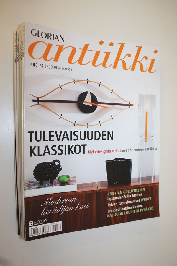 Glorian antiikki vuosikerta 2009