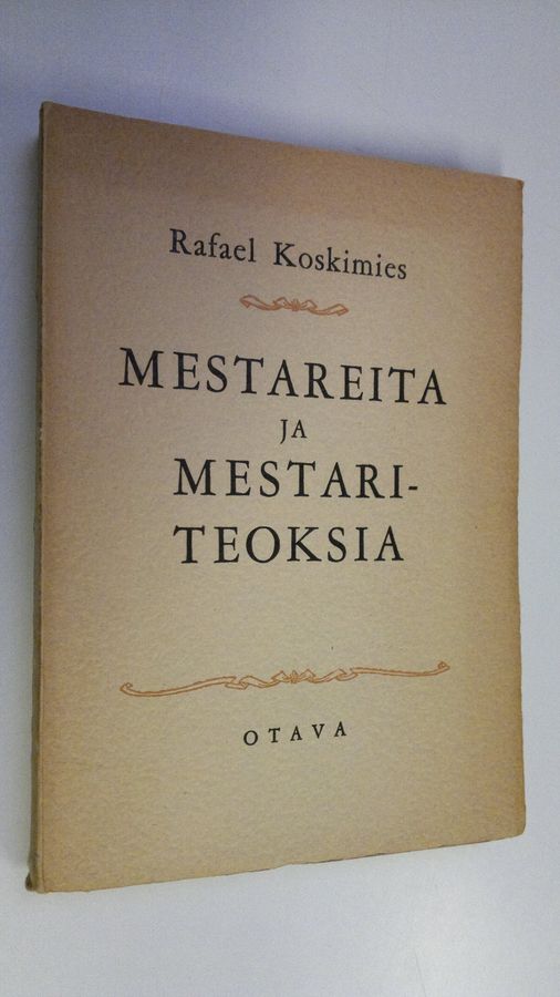Rafael Koskimies : Mestareita ja mestariteoksia