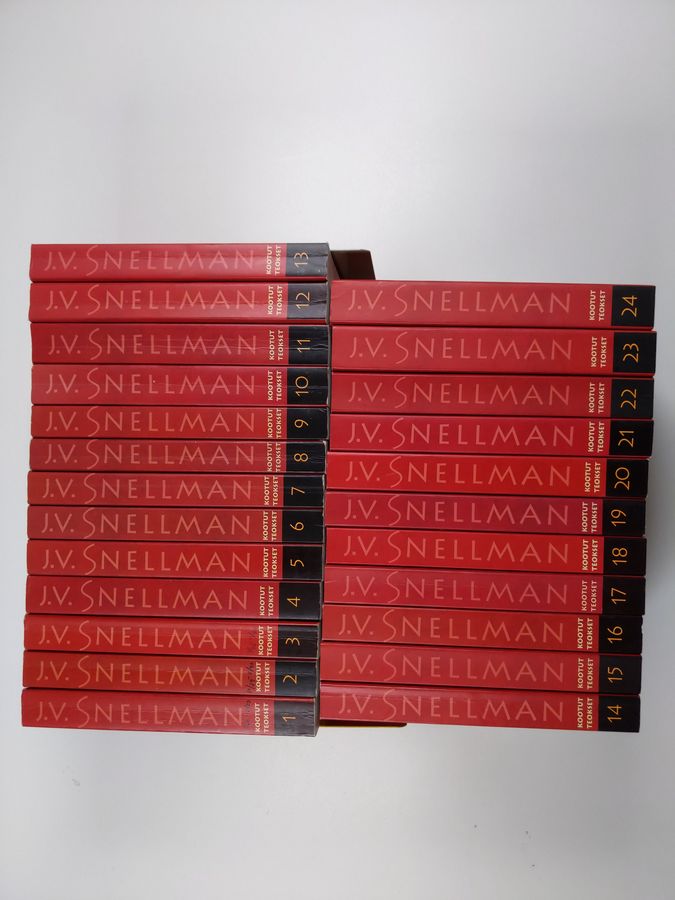 Johan Vilhelm Snellman : Kootut teokset 1-24