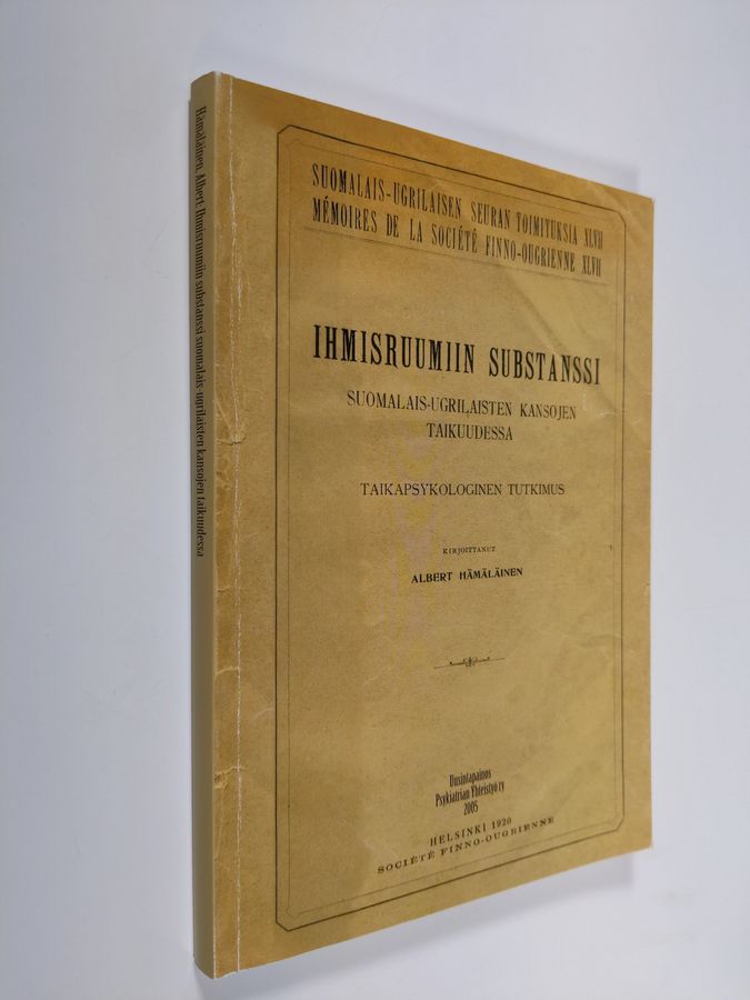 Ihmisruumiin substanssi suomalais-ugrilaisten kansojen taikuudessa