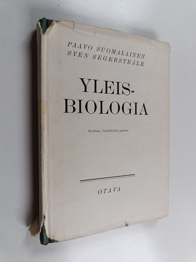 Paavo Suomalainen : Yleisbiologia : oppikouluja varten