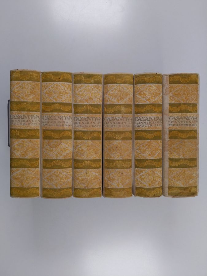 Heinrich Conrad : Die Erinnerungen des Giacomo Casanova : buch 1-6