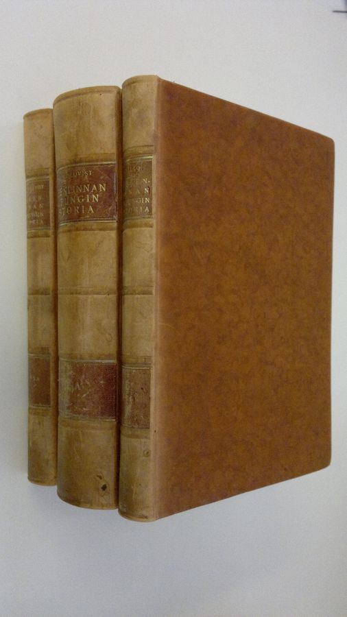 Julius Ailio : Hämeenlinnan kaupungin historia I-III : Hämeen linnan esi- ja rakennushistoria ; Kaupungin historia Ruotsin vallan aikana ; Hämeenlinnan kaupungin historia vuosina 1809-75