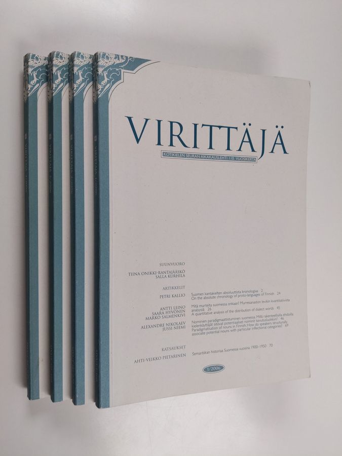 Virittäjä 2006, 1-4