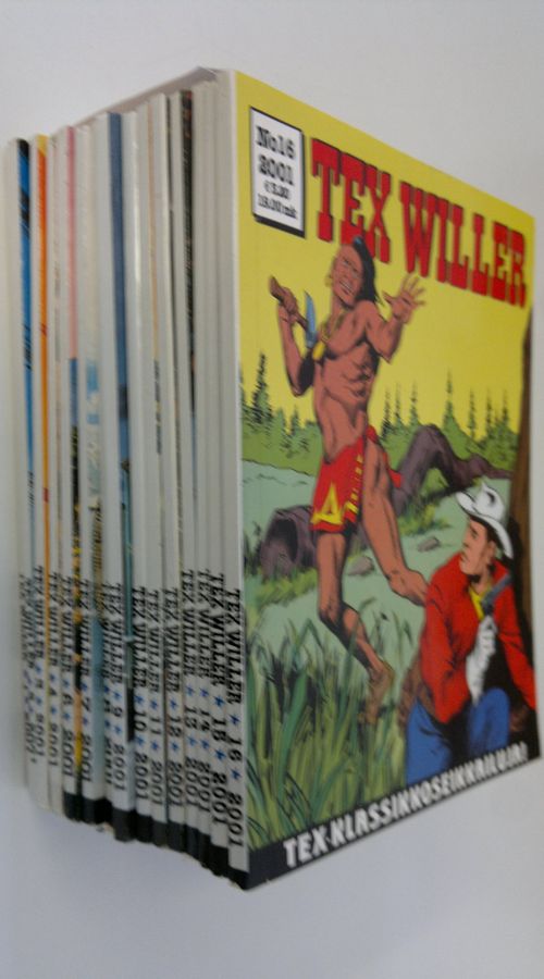 Tex Willer vuosikerta 2001 (1-4,6-16, nro 5 puuttuu)