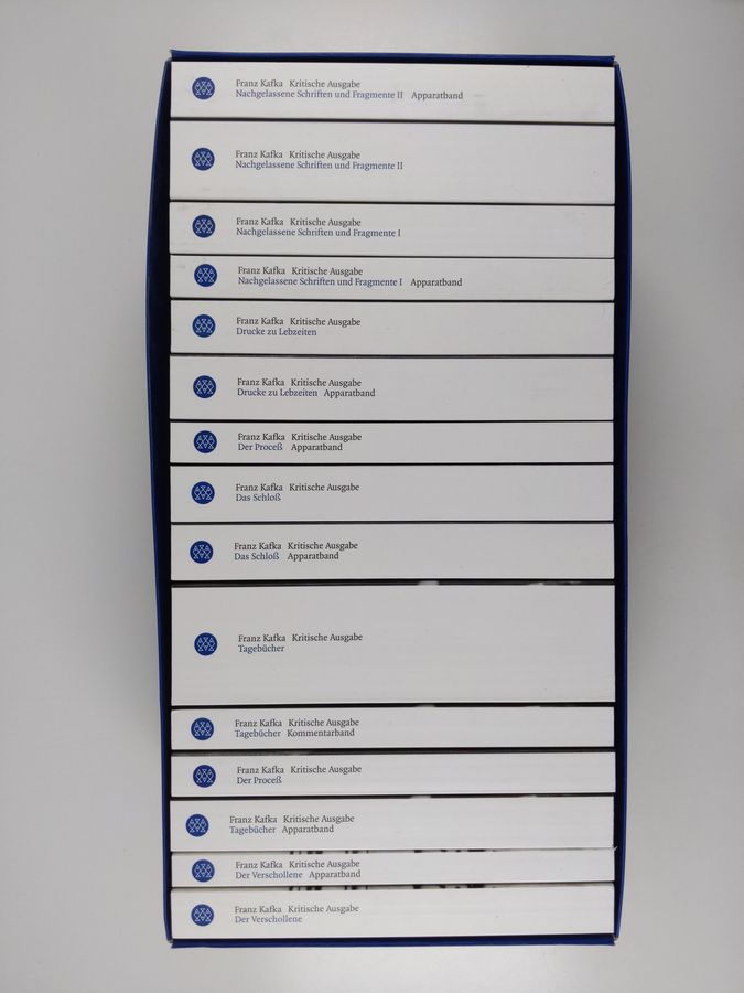 Franz Kafka : Kritische Ausgabe in 15 Bänden - Limitierte Sonderausgabe.