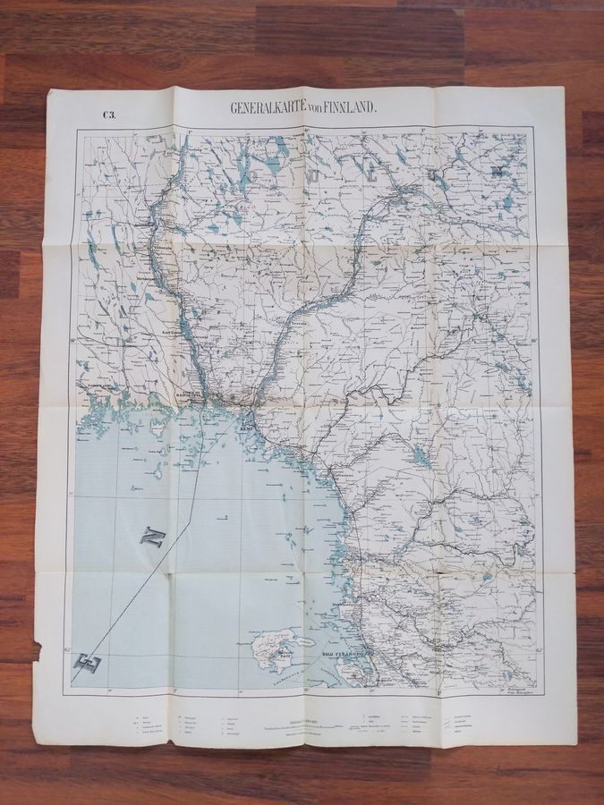 Generalkarte von Finnland C3, 1:300000