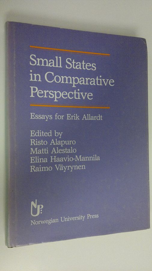 Small states in comparative perspective