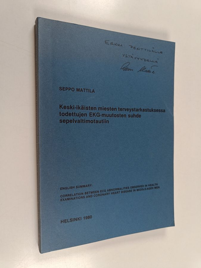 Keski-ikäisten miesten terveystarkastuksessa todettujen EKG-muutosten suhde sepelvaltimotautiin =