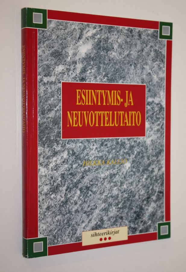 Esiintymis- ja neuvottelutaito