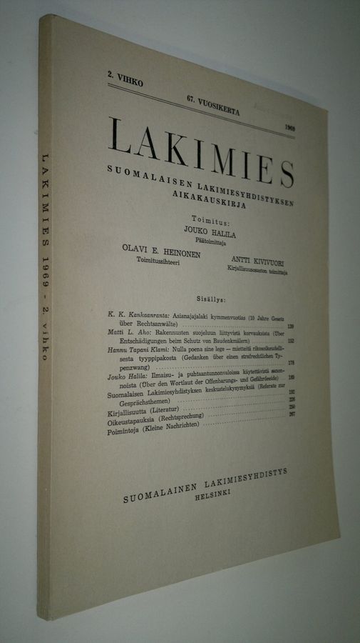 Lakimies 1969 nro 2
