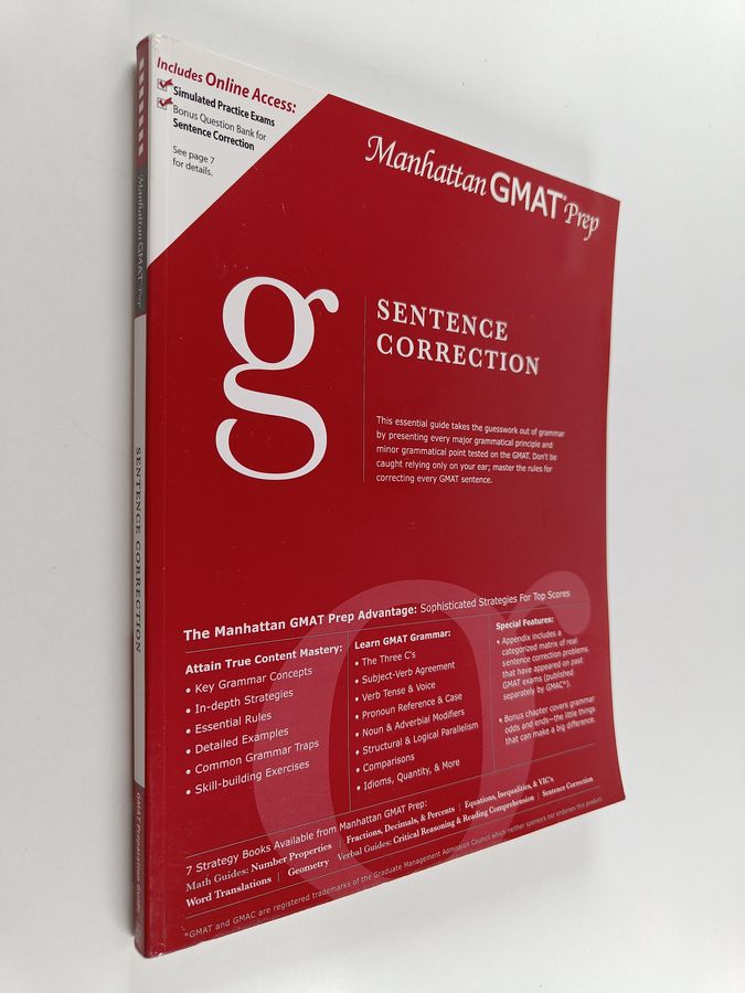 Sentence Correction - Verbal Preparation Guide