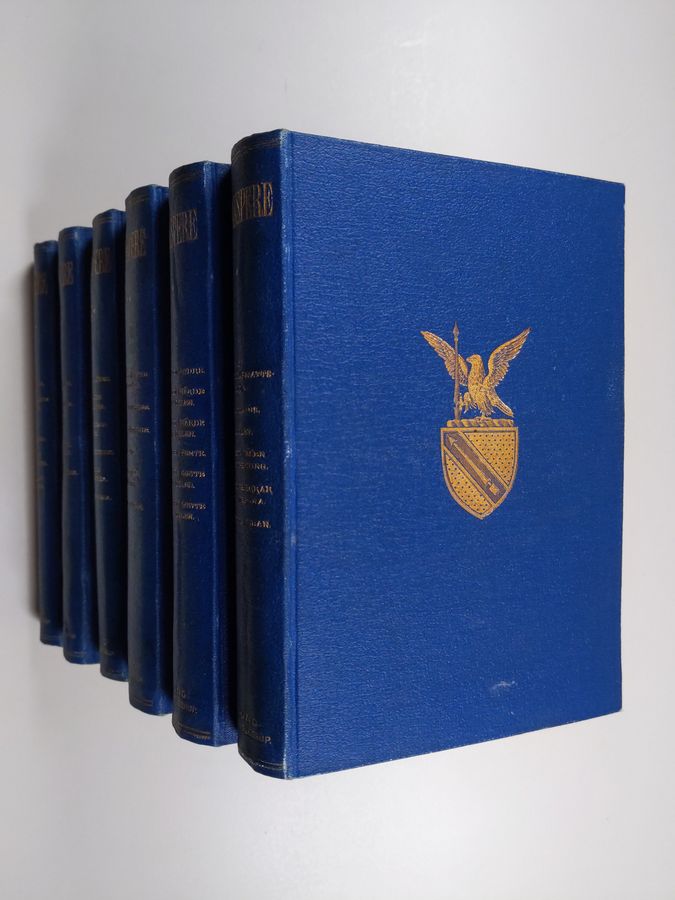 William Shakespeare : Shaksperes dramatiska arbeten 1-12 (6 band)