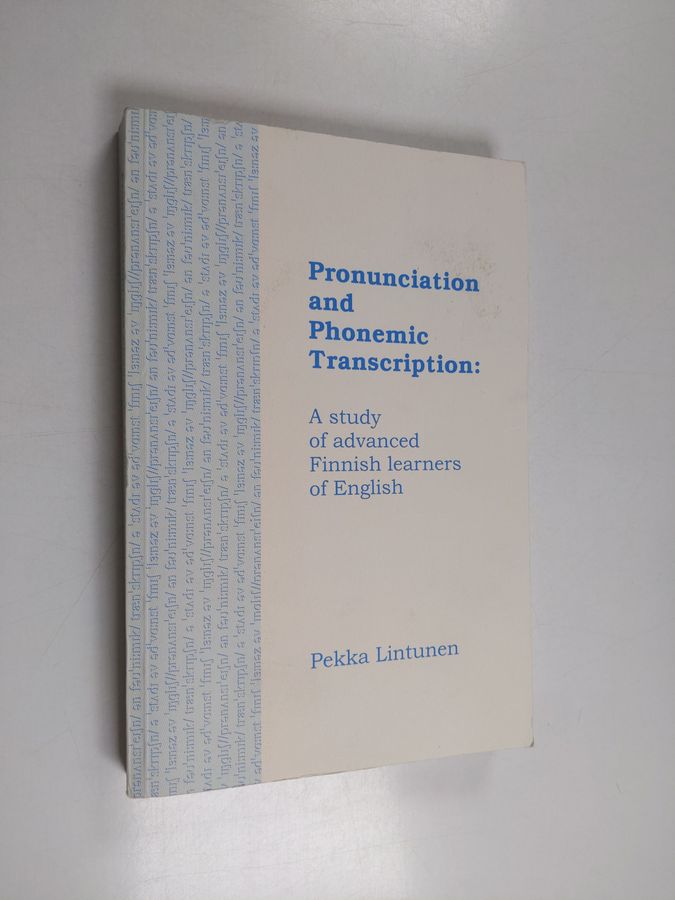 Pronunciation and phonemic transcription