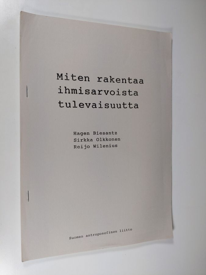 kesäseminaari Helsingissä 4.-8. 8. 1986