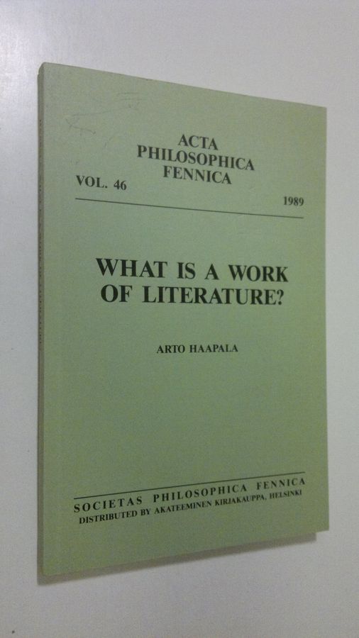 What is a work of literature?