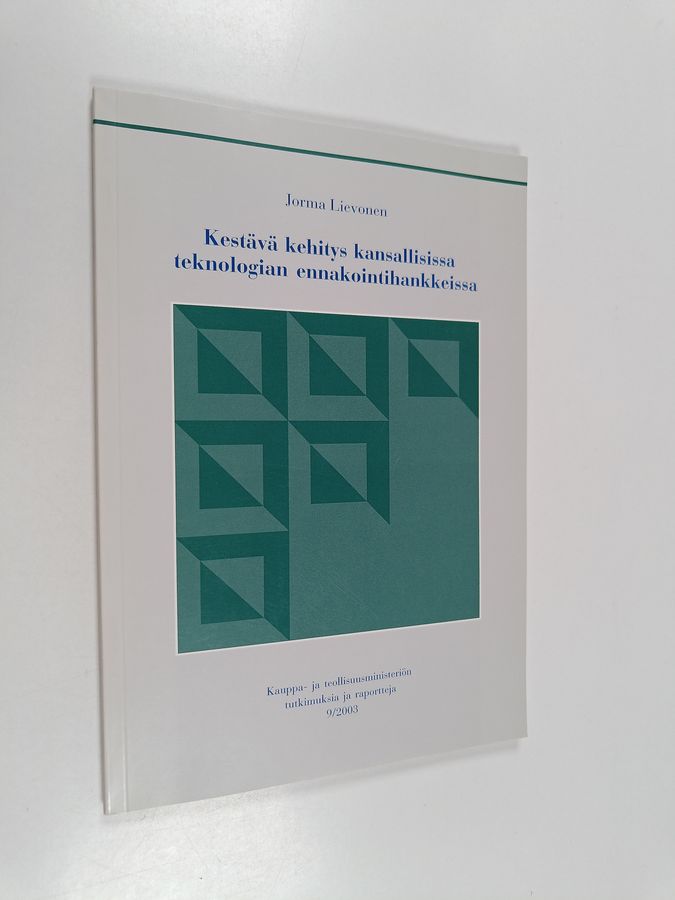 Kestävä kehitys kansallisissa teknologian ennakointihankkeissa