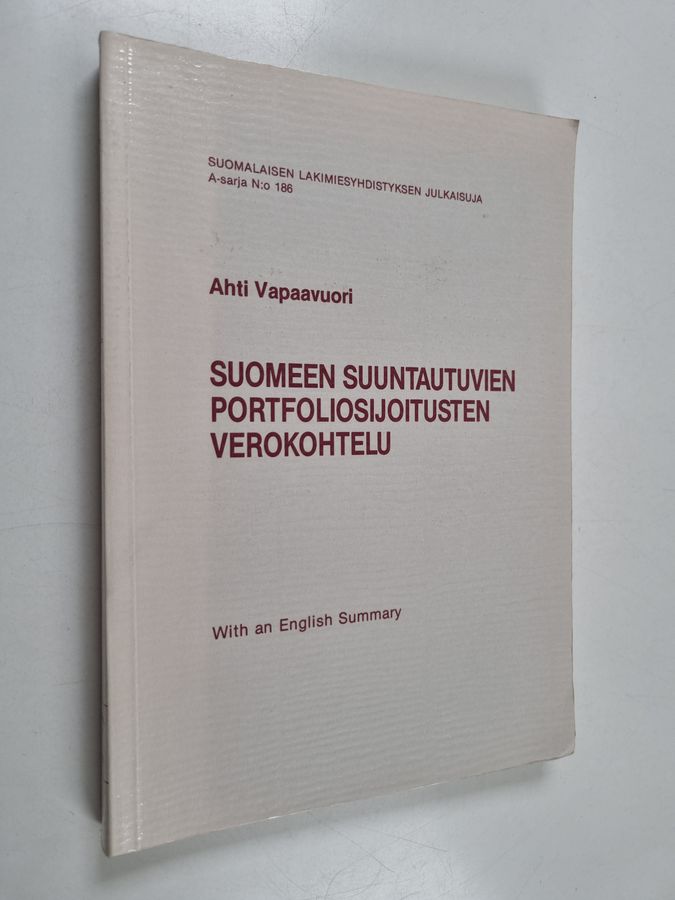 Suomeen suuntautuvien portfoliosijoitusten verokohtelu