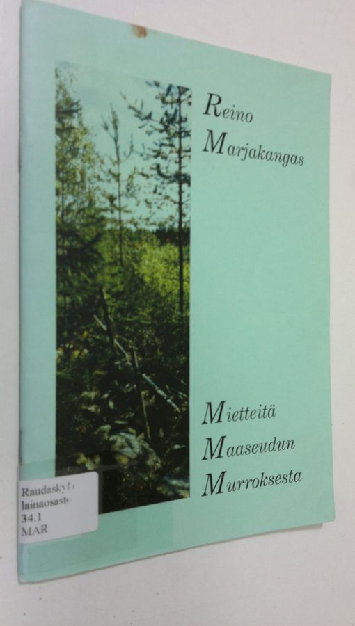 Mietteitä maaseudun murroksesta