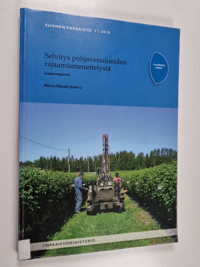 Selvitys pohjavesialueiden rajaamismenettelystä