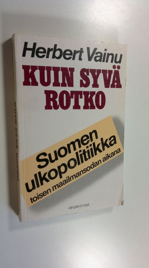 Kuin syvä rotko