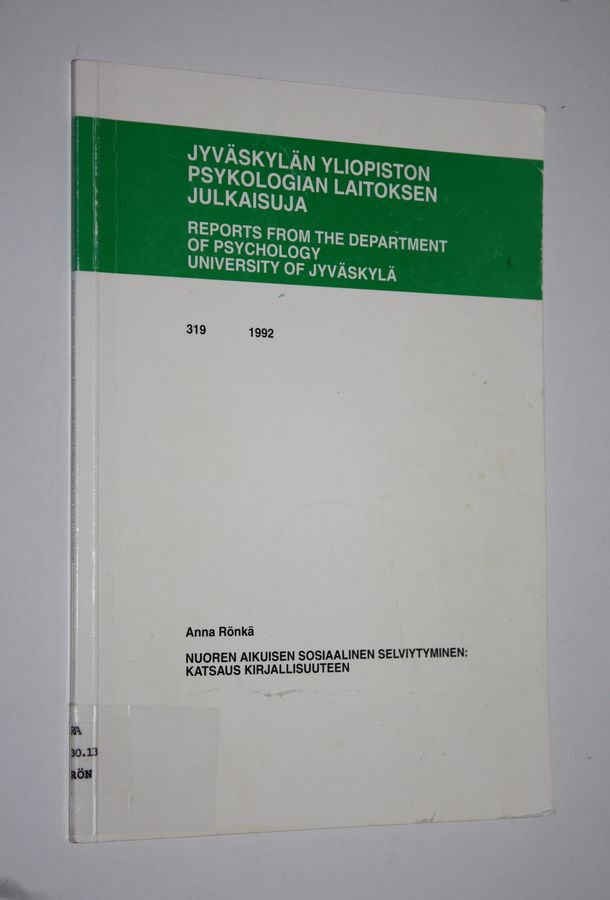 Nuoren aikuisen sosiaalinen selviytyminen