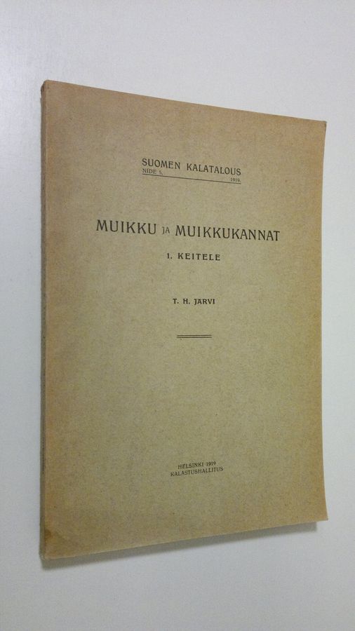 T. H. Järvi : Muikku ja muikkukannat (Coregonus albula L) eräissä Suomen järvissä 1, Keitele