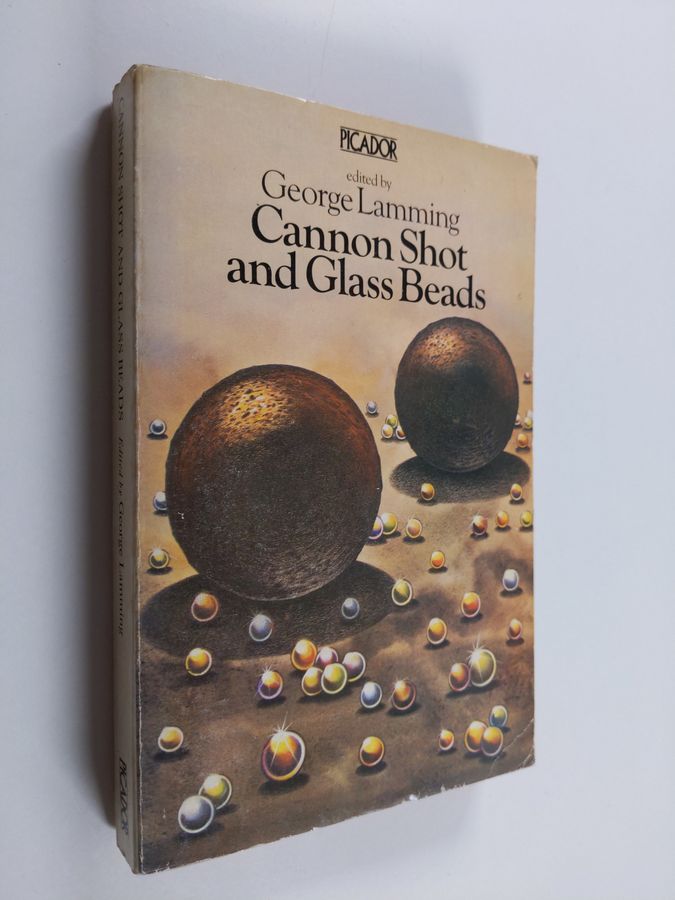 Cannon Shot and Glass Beads - Modern Black Writing