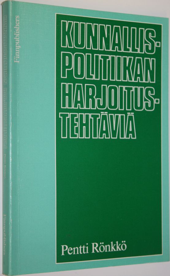 Kunnallispolitiikan harjoitustehtäviä