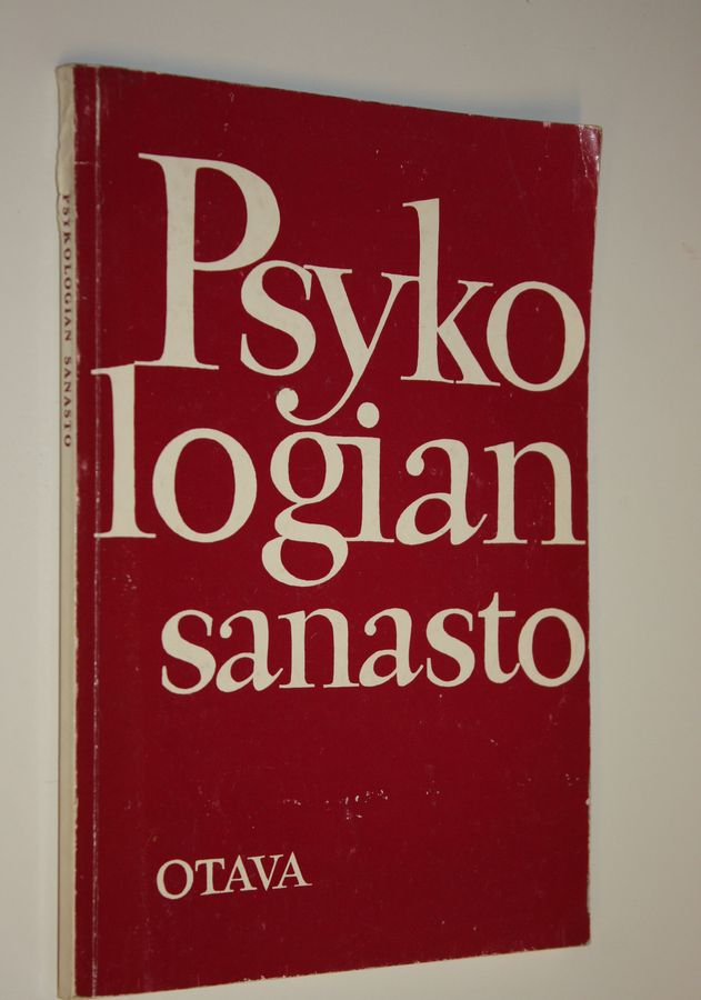 Raija (toim.) Saarinen : Psykologian sanasto