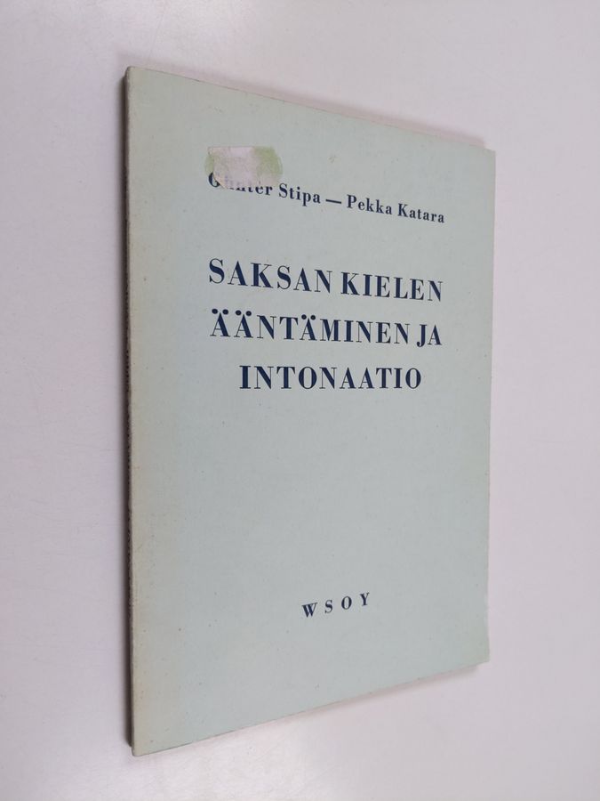 Saksan kielen ääntäminen ja intonaatio
