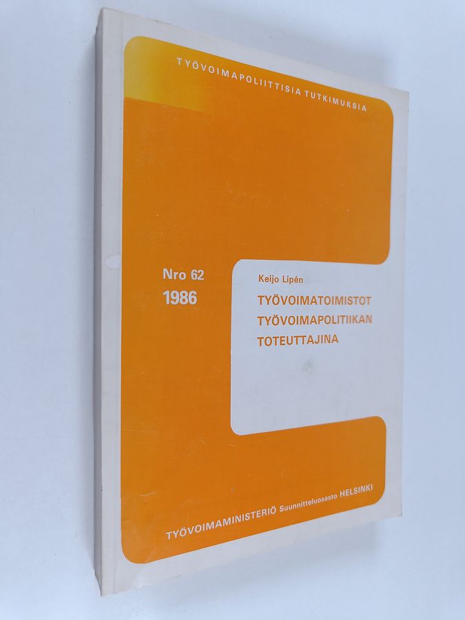 Työvoimatoimistot työvoimapolitiikan toteuttajina
