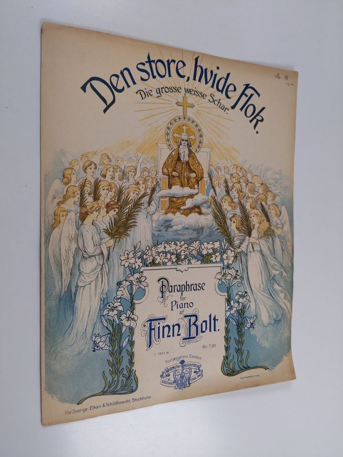 Finn Bolt : Den store, hvide Flok : Norsk Folkemelodi = Die grosse weisse Schar - Paraphrase for piano