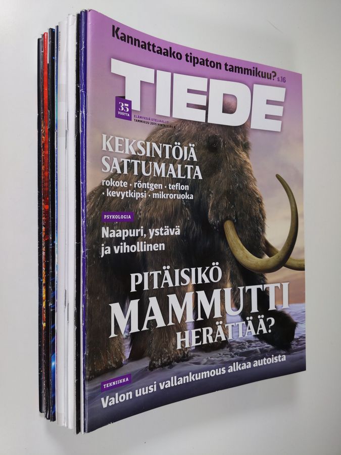 Tiede vuosikerta 2015 (n:ot 1-12)