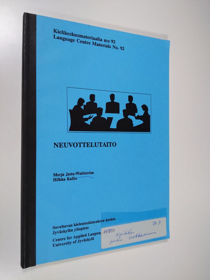 Merja Jattu-Wahlström : Neuvottelutaito