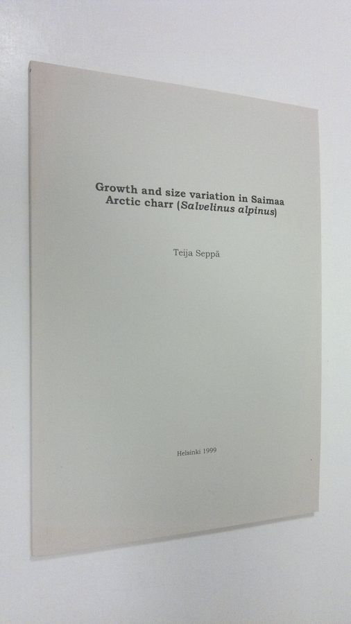 Growth and size variation in Saimaa arctic charr (Salvelinus alpinus)