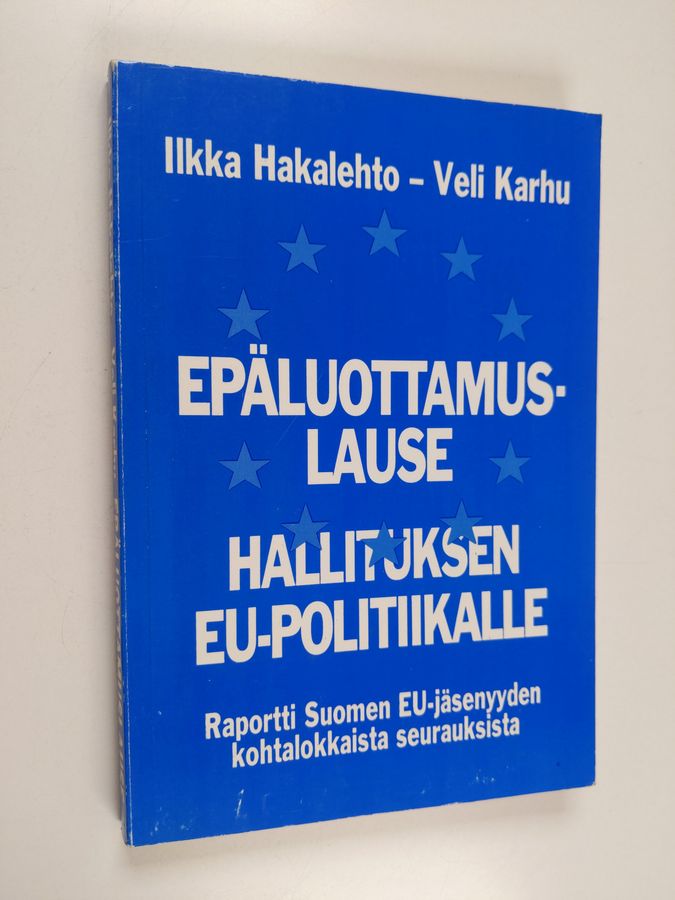 Epäluottamuslause hallituksen EU-politiikalle