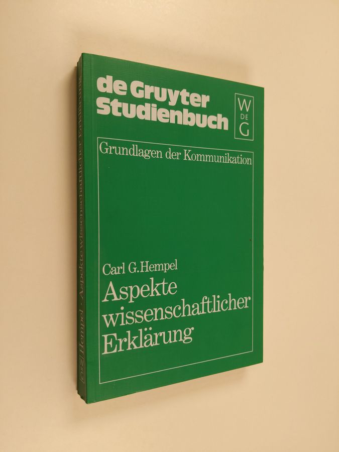 Carl Gustav Hempel : Aspekte wissenschaftlicher Erklärung