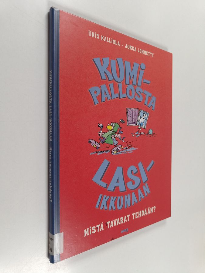 Kumipallosta lasi-ikkunaan