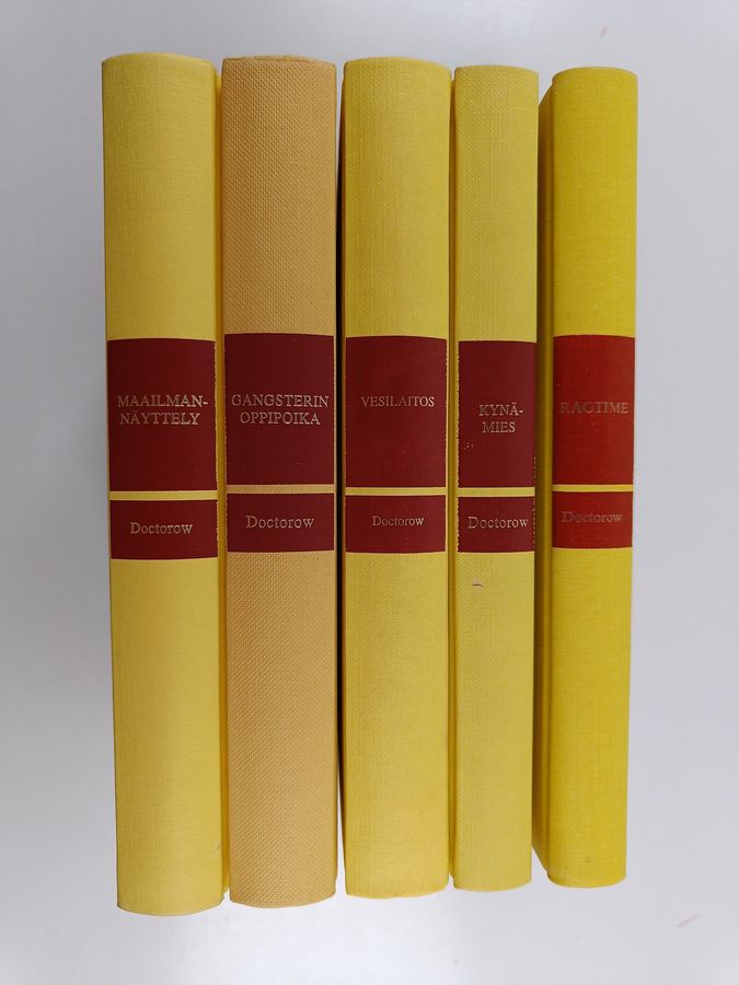 E. L. Doctorow : E.L. Doctorow -paketti (5 kirjaa) : Maailmannäyttely ; Gangsterin oppipoika ; Vesilaitos ; Kynämies ; Ragtime