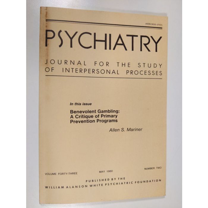 Allen S. Mariner : Psychiatry, vol. 43, nr. 2/1980 : journal for the study 