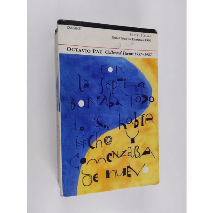 Paz Octavio Collected Poems 1957-87 – Octavio Paz ym. (englanti)
