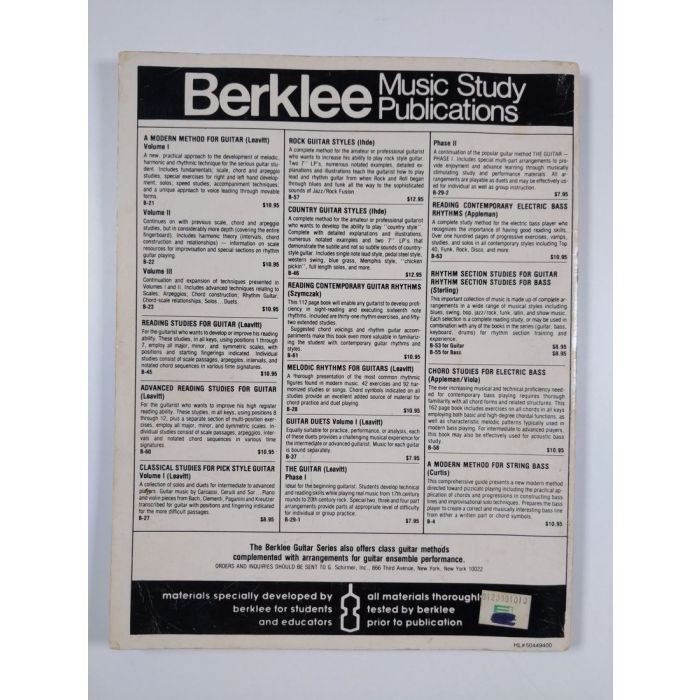 Palmer | The Virtuoso Guitarist, Vol. 1; A New Approach To Fast Scales