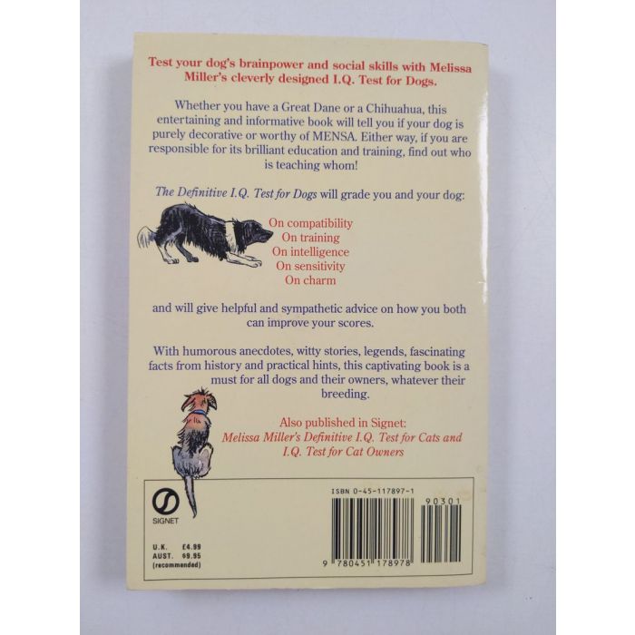 Iq Test Average Dog Iq Buy Miller: Melissa Miller's Definitive